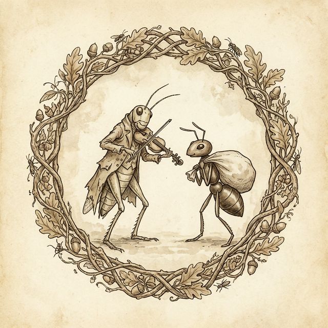 La Cigarra y la Hormiga